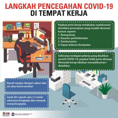 Langkah Pencegahan Covid 19 Di Pejabat